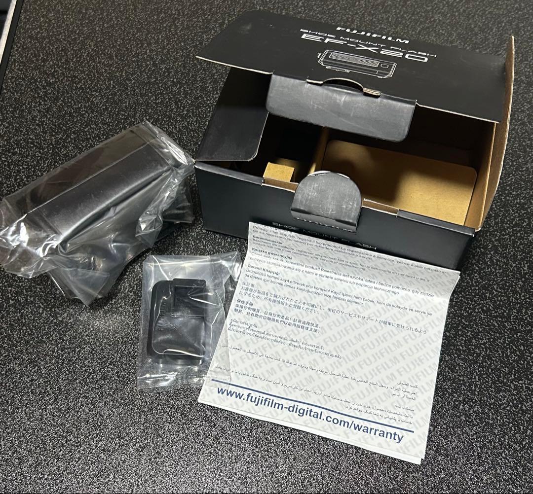 Fujifilm EF-X20 オートフラッシュ　箱付き備品は未使用品