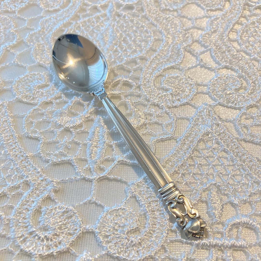 14 ジョージジェンセン　エコーン　モカスプーン6本セット