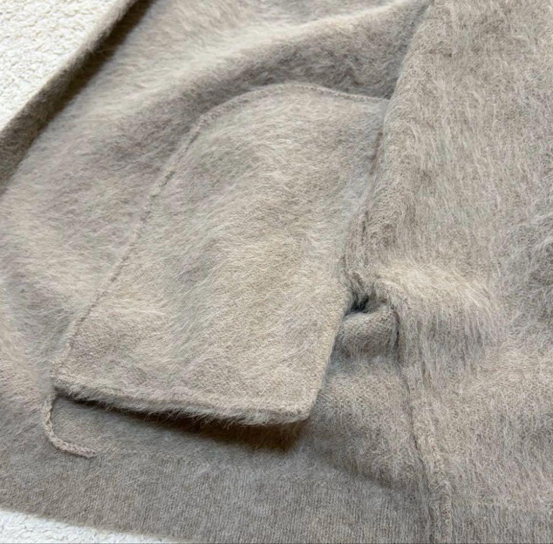 IENA イエナ フォックスカシミヤVネック カーディガン ベージュ