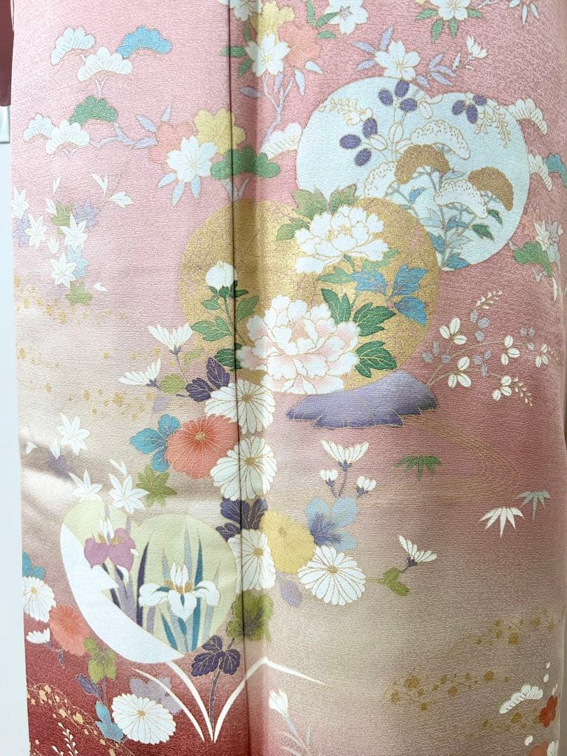 美品　正絹訪問着　フルセット4点　入学式　七五三　お宮参り　結婚式