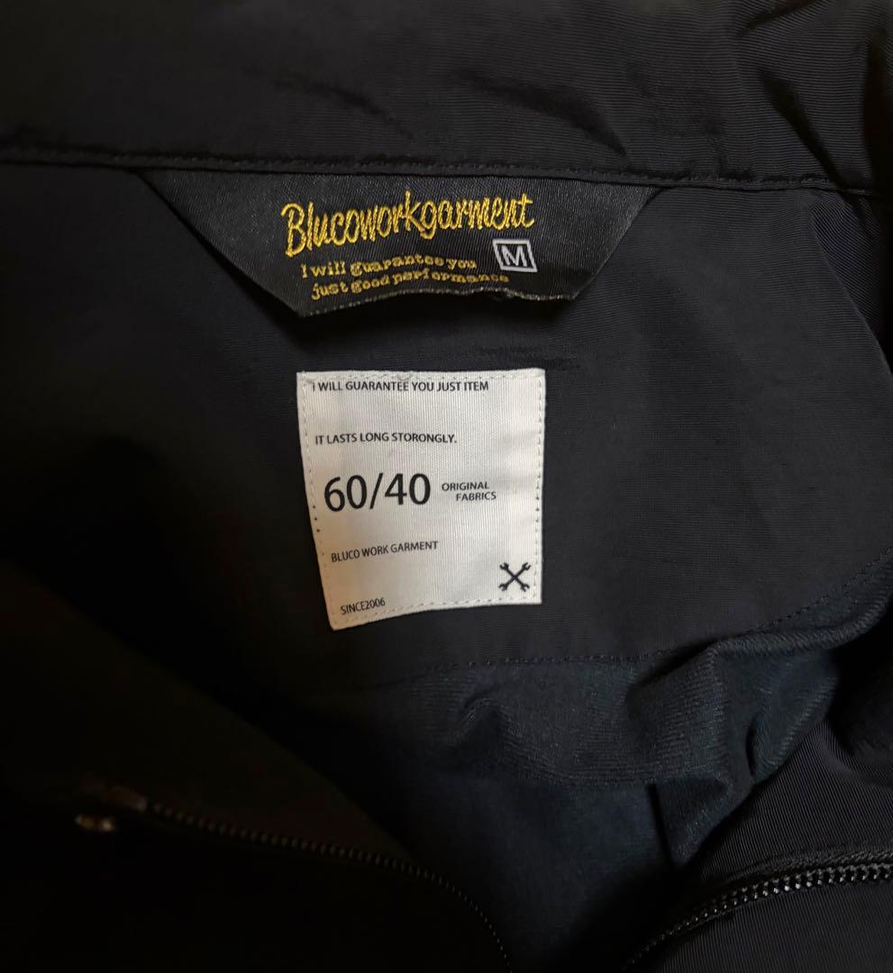 BLUCO ブラック 60/40クロス コーチジャケット　着用少美品キレイ