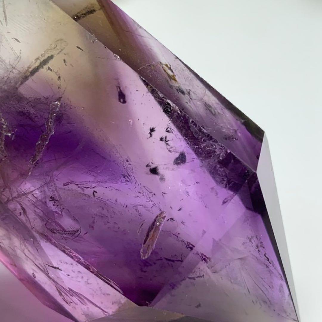 (訳)ロマネシュ鉱入り☆透明度抜群☆アメジストポイント