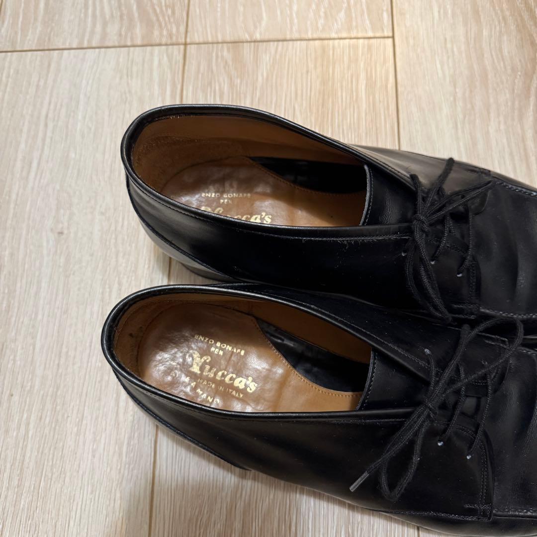 Le Yucca’s レユッカス チャッカブーツ 43 ブラック レザー