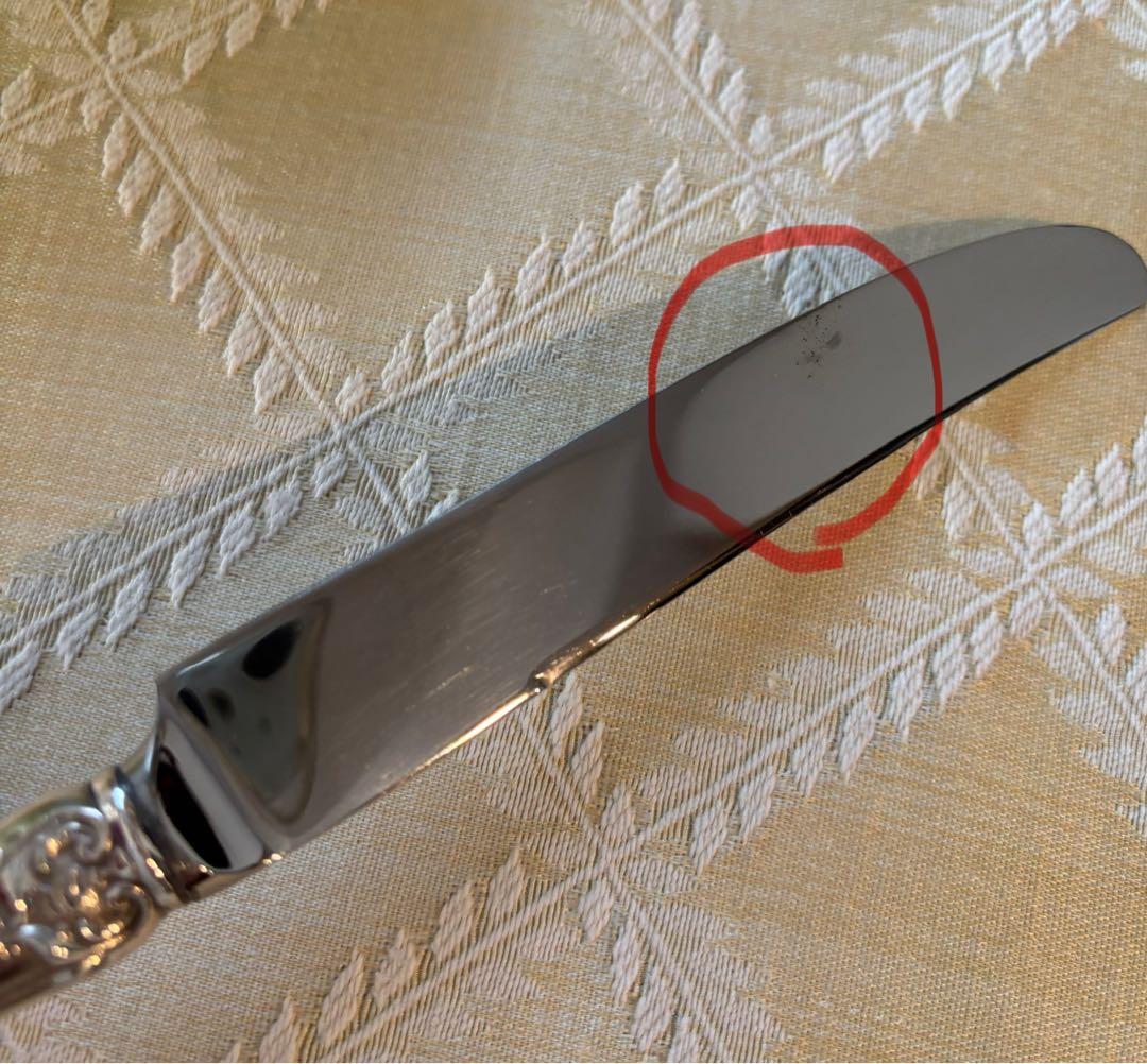 666様　純銀ディナーフォーク　サラダフォーク　ワケありフォーク　6本