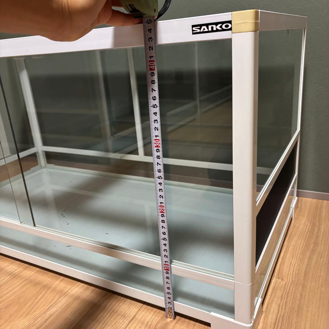 爬虫類ケージ　三晃商会　パンテオンWH9045 小動物ガラスケージ※直接受け渡し