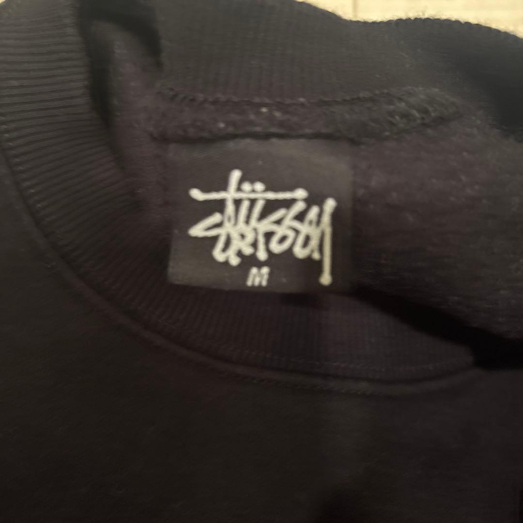 おっこ　Stussy ブラック トレーナー Mサイズ