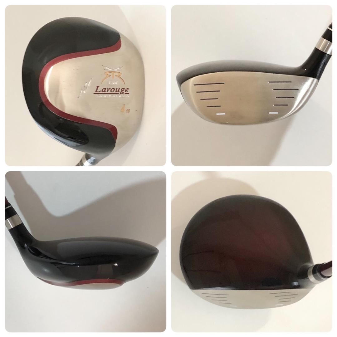 キャディバッグ付き ラルージュ Larouge レディース ゴルフ 9本