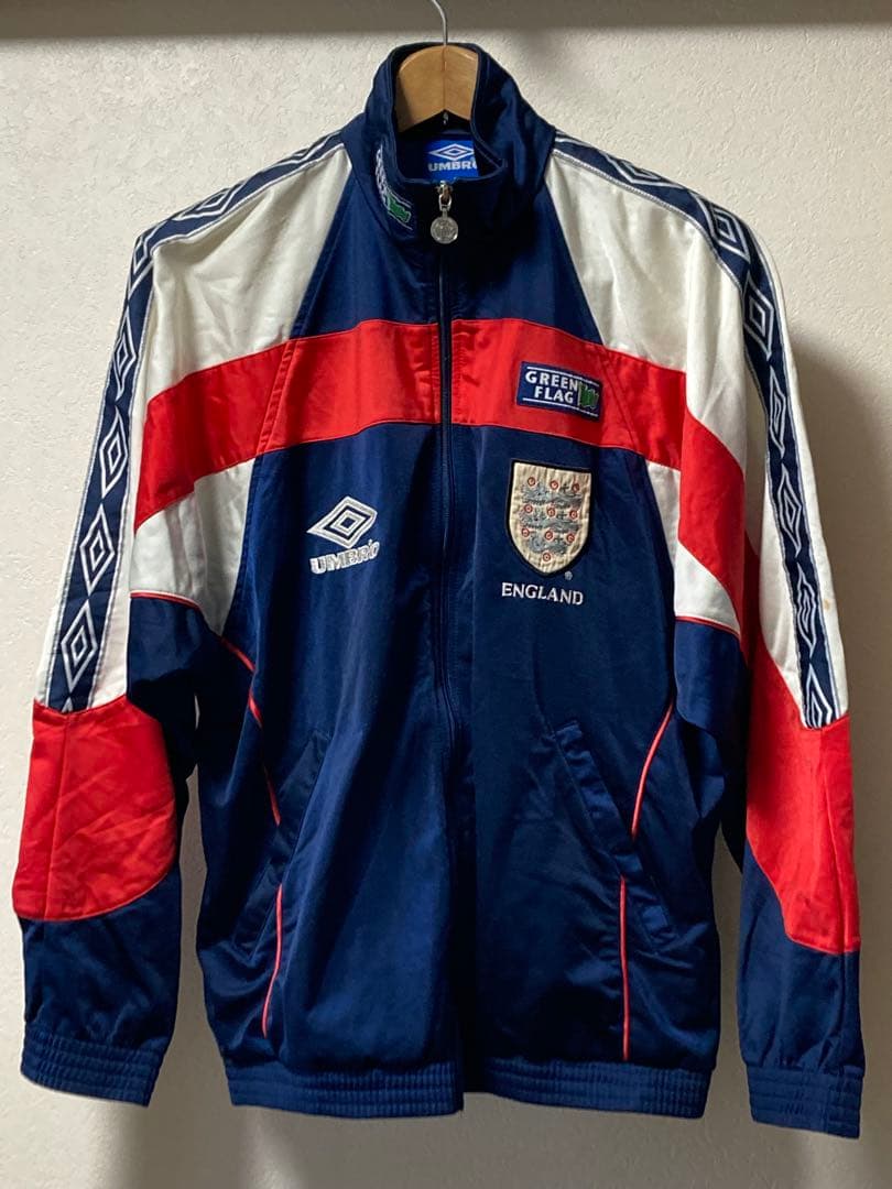 Umbro 1990年代イングランド代表フルスポンサートラックジャケットアンブロ