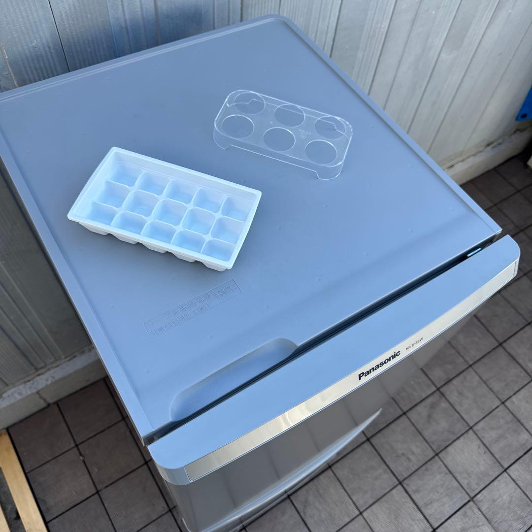 Panasonic 138L パーソナル冷蔵庫 2ドア 霜取り不要 シルバー