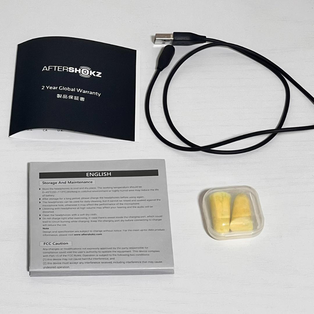 【美品】AFTERSHOKZ 骨伝導イヤホン AEROPEX AS800