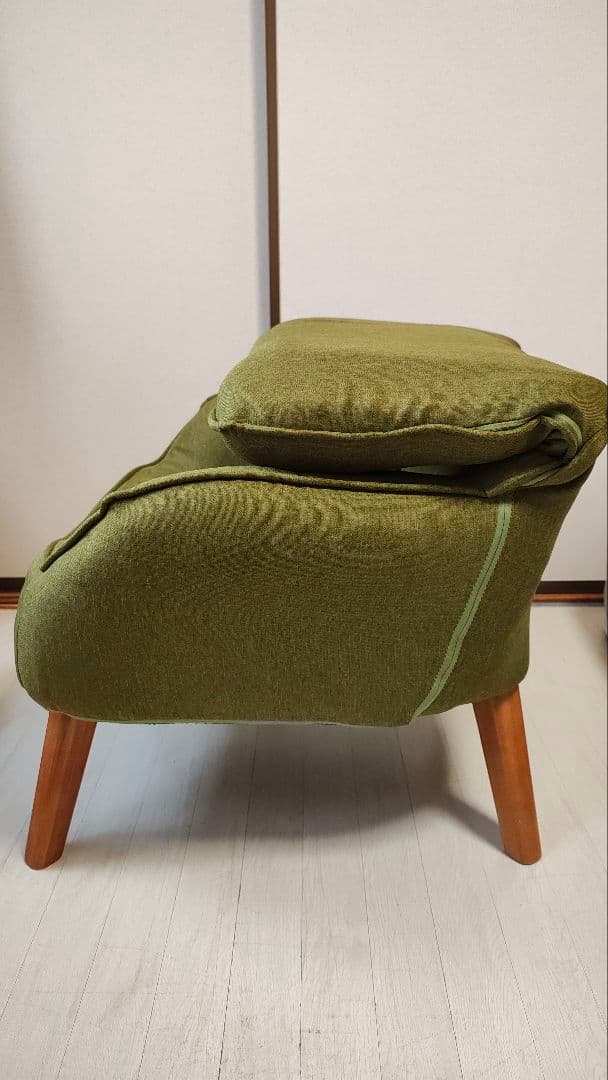 モダン グリーン アームチェア