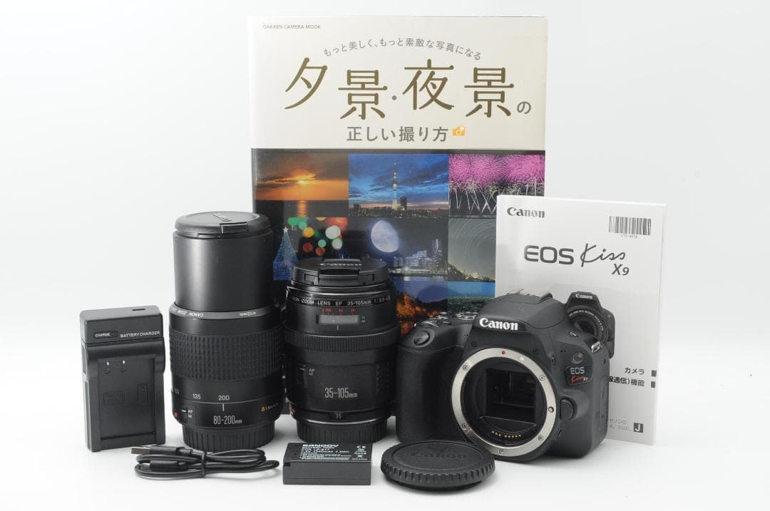 ▲新品級⑤▲新生活応援▲ Canon EOS Kiss x9 ダブルレンズ