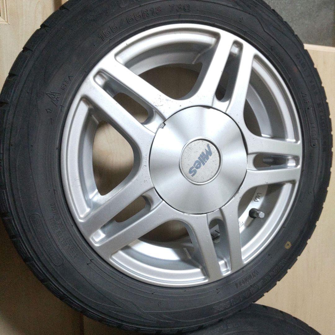 アルミホイール付きスタッドレスタイヤ 155×65R13