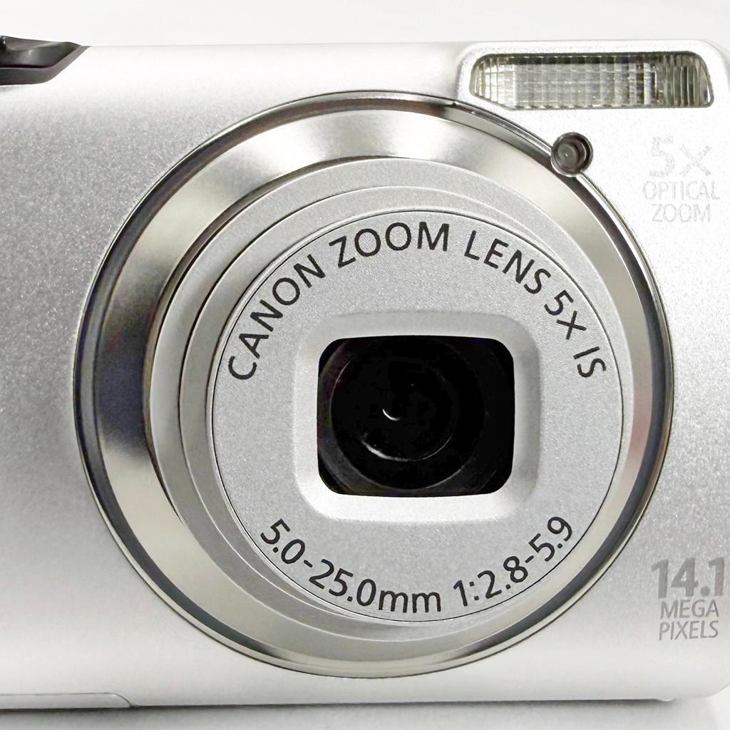【美品】キヤノン PowerShot A3200IS シルバー コンデジ カメラ