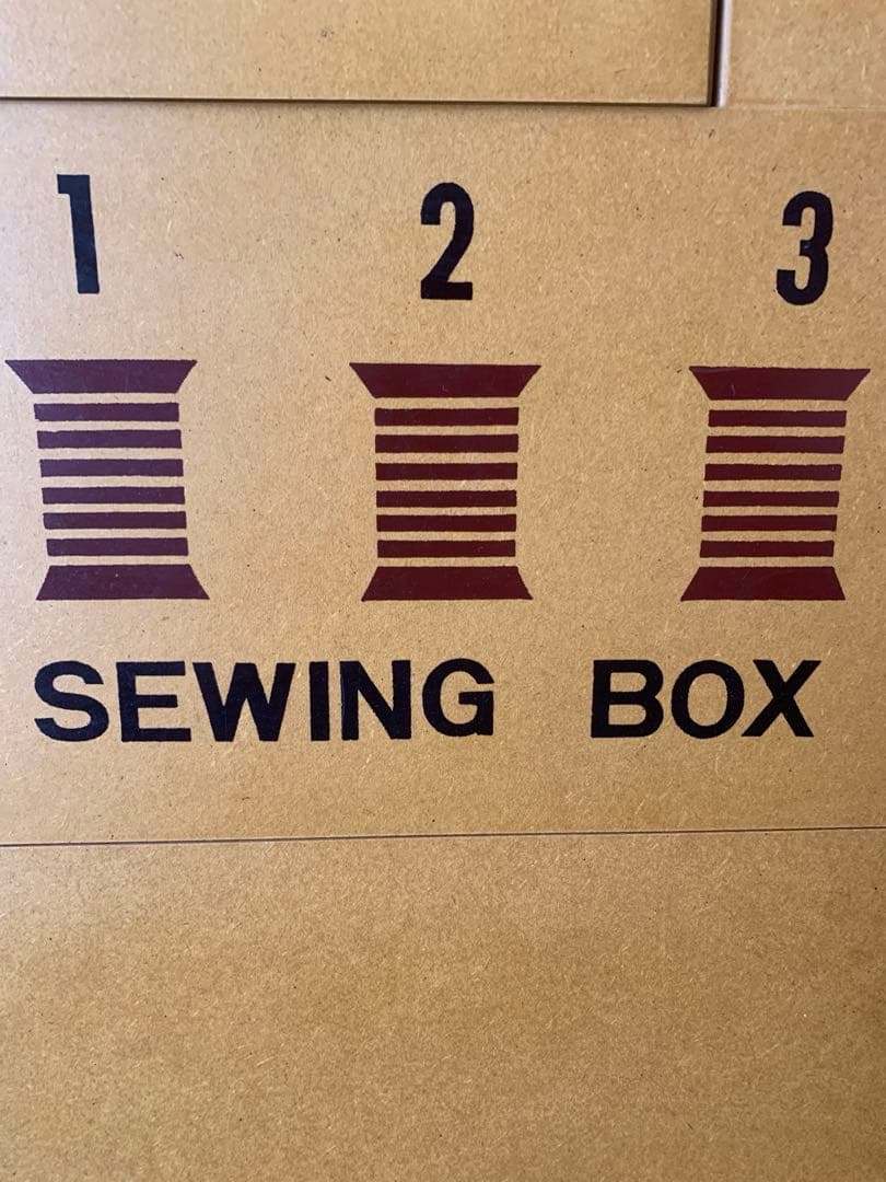 木製　ミシン収納ケース