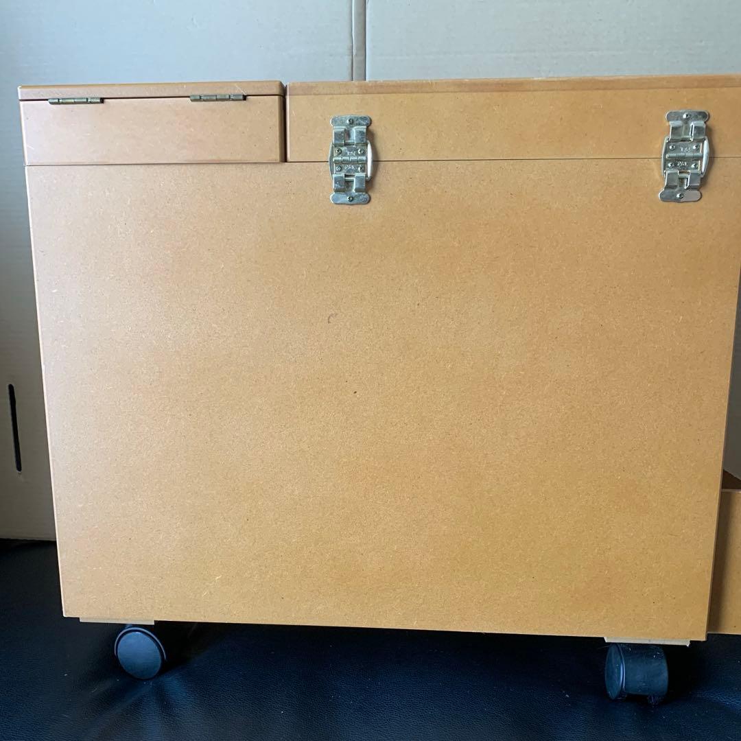 木製　ミシン収納ケース