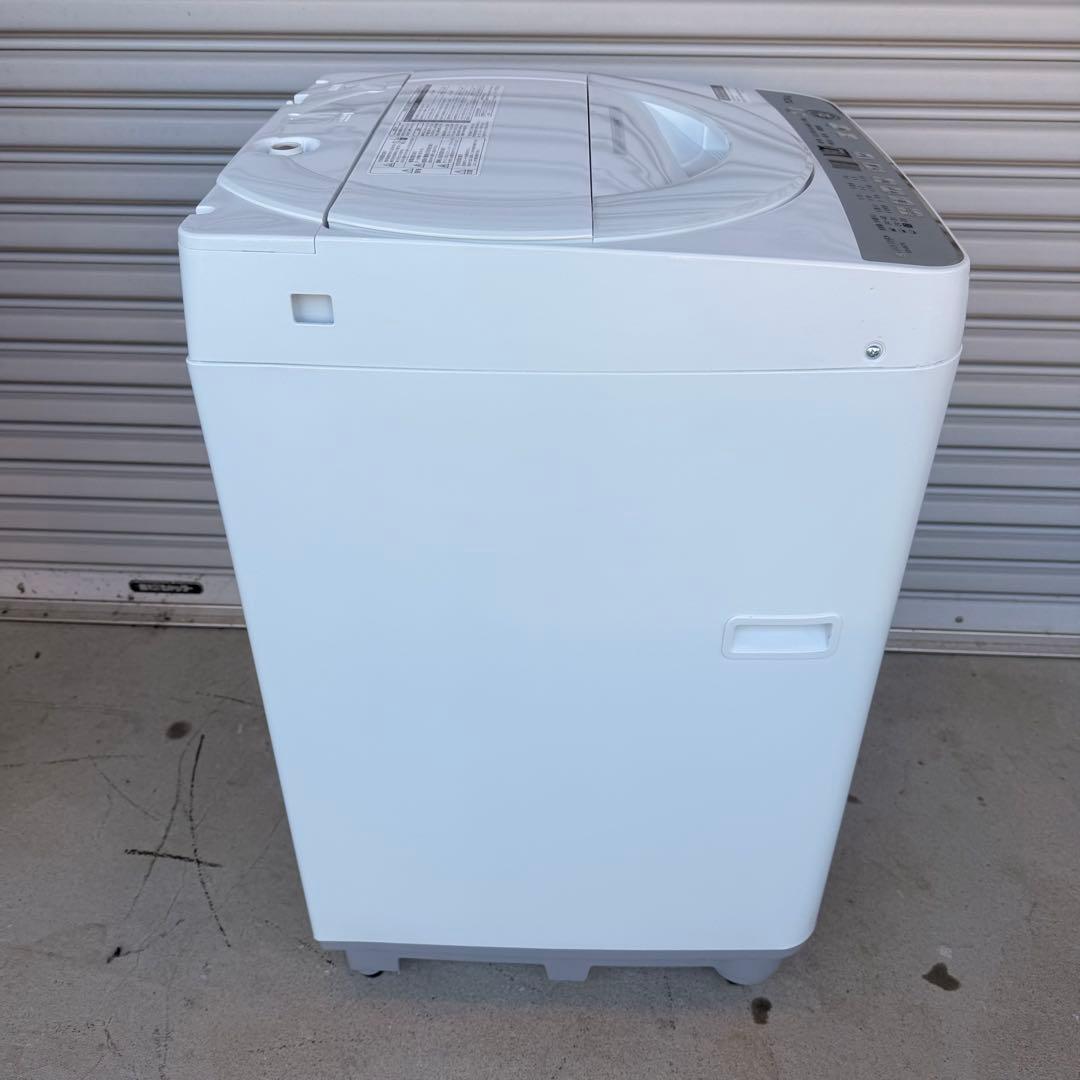● 美品 女性オーナー シャープ 洗濯機 ES-GE7G-W 7/3kg