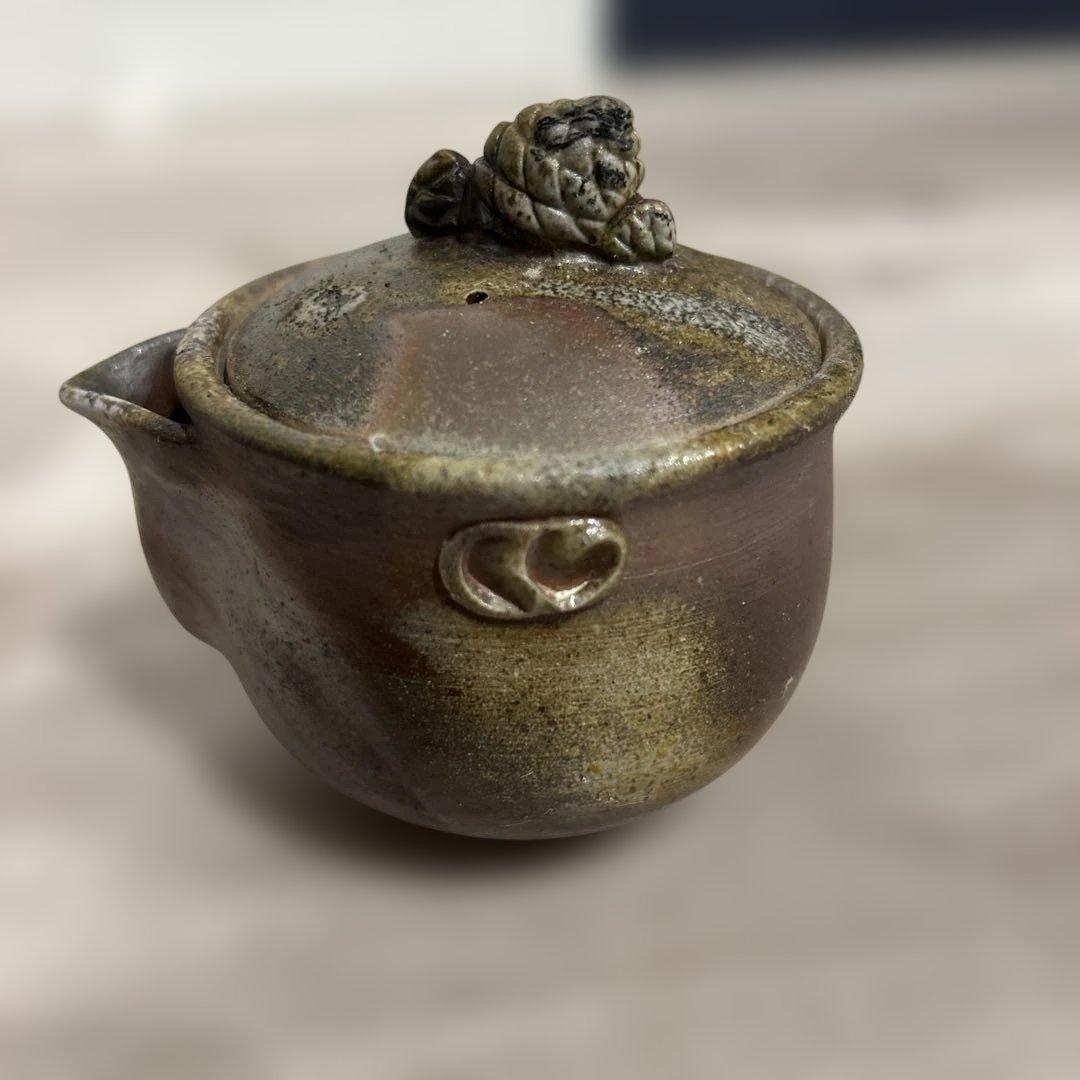 新品未使用　備前焼　煎茶器揃　安東利喜　作