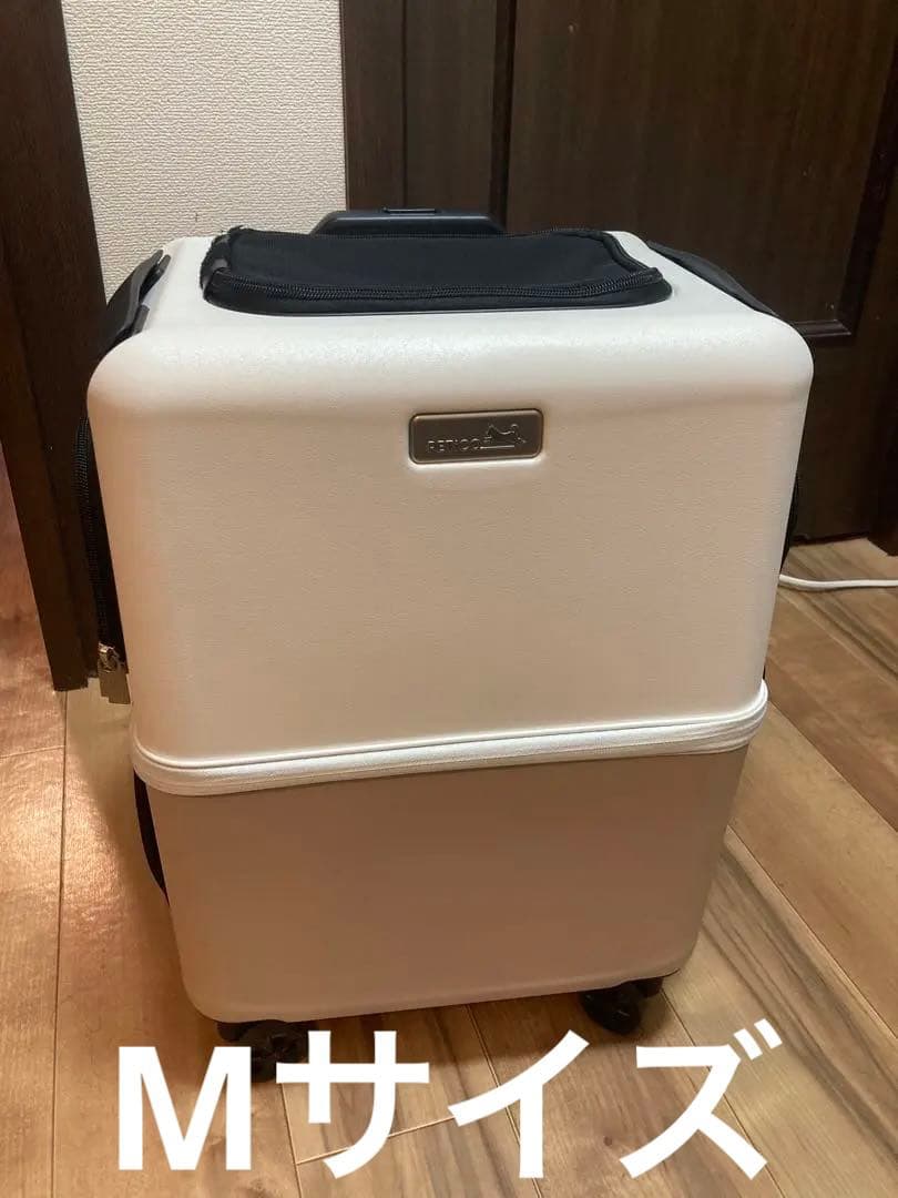 PETiCO ペットキャリー 3001-M ピンクベージュ・ホワイト