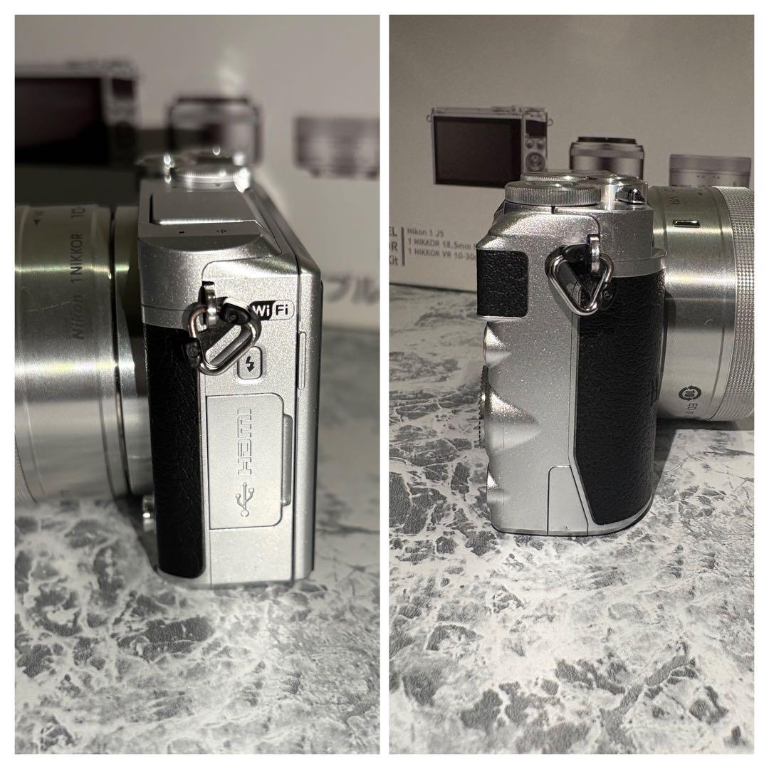 『k』Nikon 1 J5 ミラーレス一眼　ズーム&ダブルレンズキット