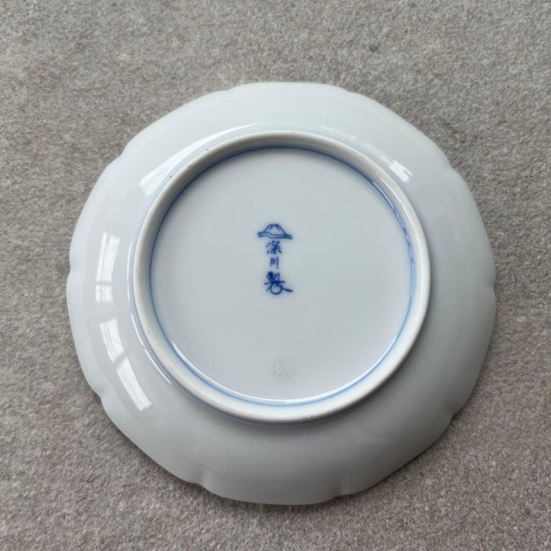 【深川製磁】お雛様　 小皿 豆皿　たち雛　雛あられ　4枚×2セット