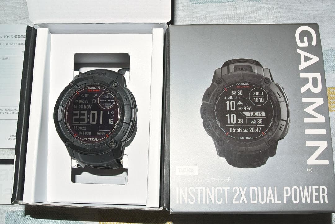 Garmin Instinct 2X Dual Power スマートウォッチ