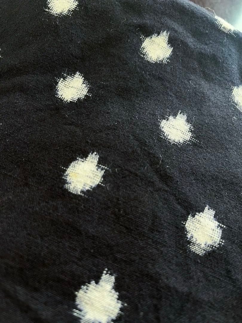 木綿　雪ん子絣　久留米絣　単衣