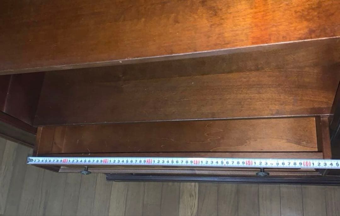 【昭和レトロ】ブックシェルフ 飾り棚 本棚 ダークブラウン