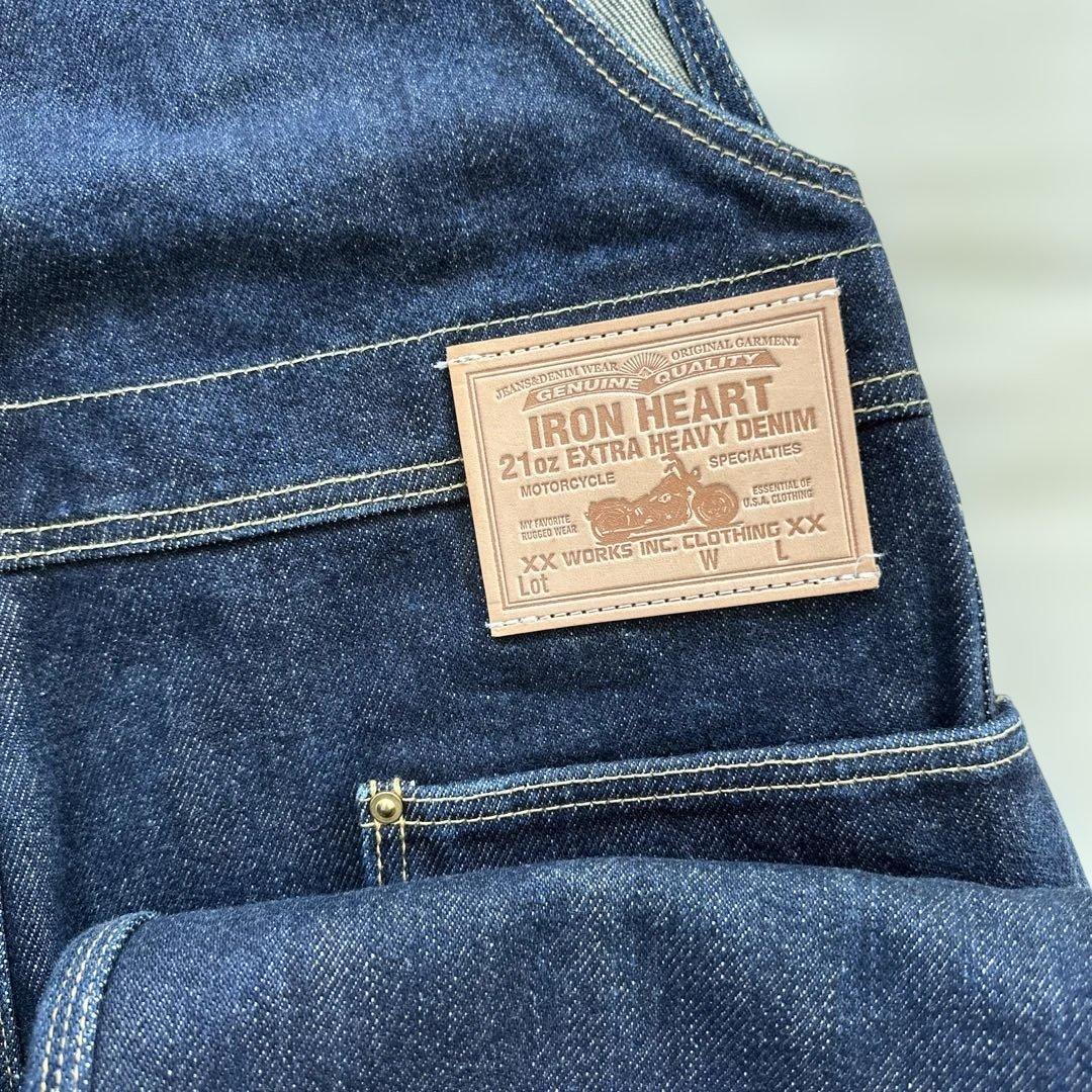 アイアンハートメンズデニム　オーバーオール