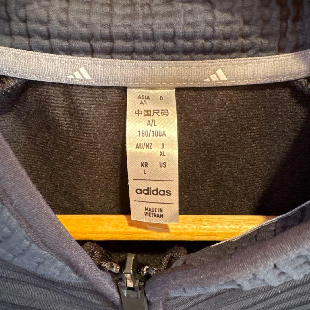 【美品】アディダス ゴルフ COLD. RDY ファブリックミックスジャケット