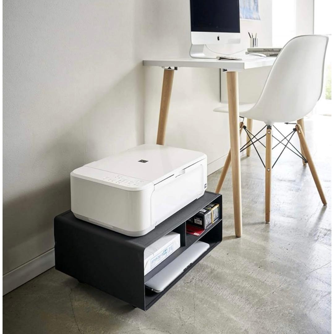 [新品未使用] 山崎実業(Yamazaki) tower プリンター収納ラック