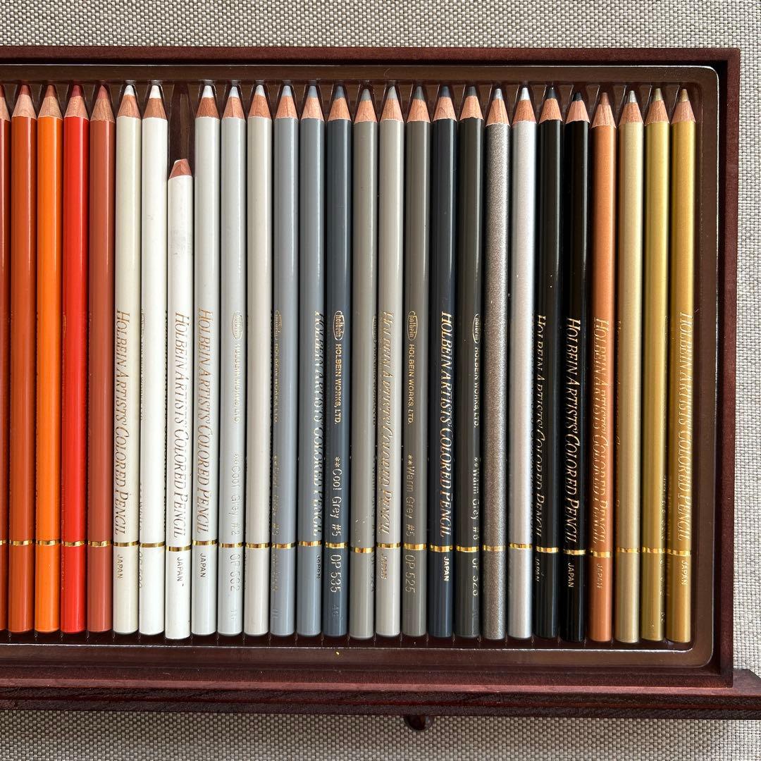 再値下げ ホルベイン アーティスト用色鉛筆 セット 150色 色鉛筆 木製