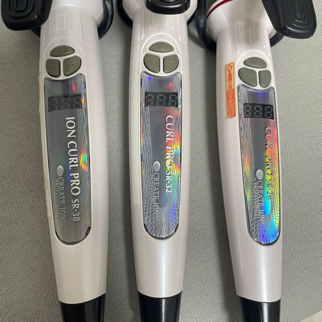 クレイツ3点セット　CREATE ION CURL PRO