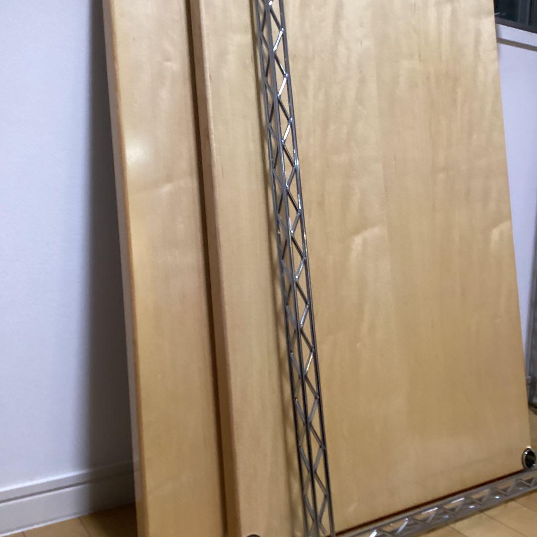 ホームエレクター ウッドシェルフ2枚と三方クロスバー 90cm×60cm