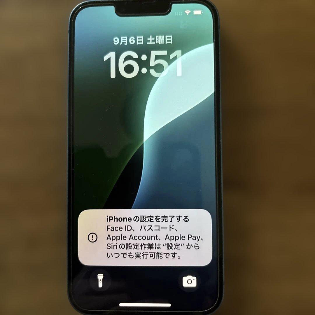 iPhone13 128GB 箱、ケーブル付き