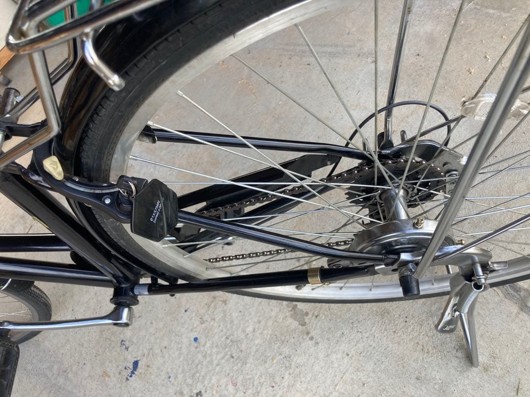 ママチャリ 自転車 シティサイクル 6速 前カゴ付き