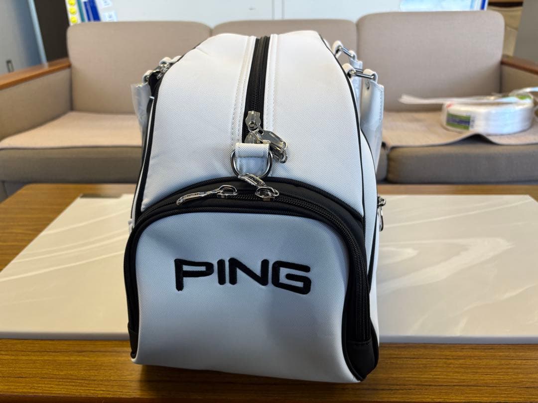 PING ゴルフバッグ ホワイト/ブラック