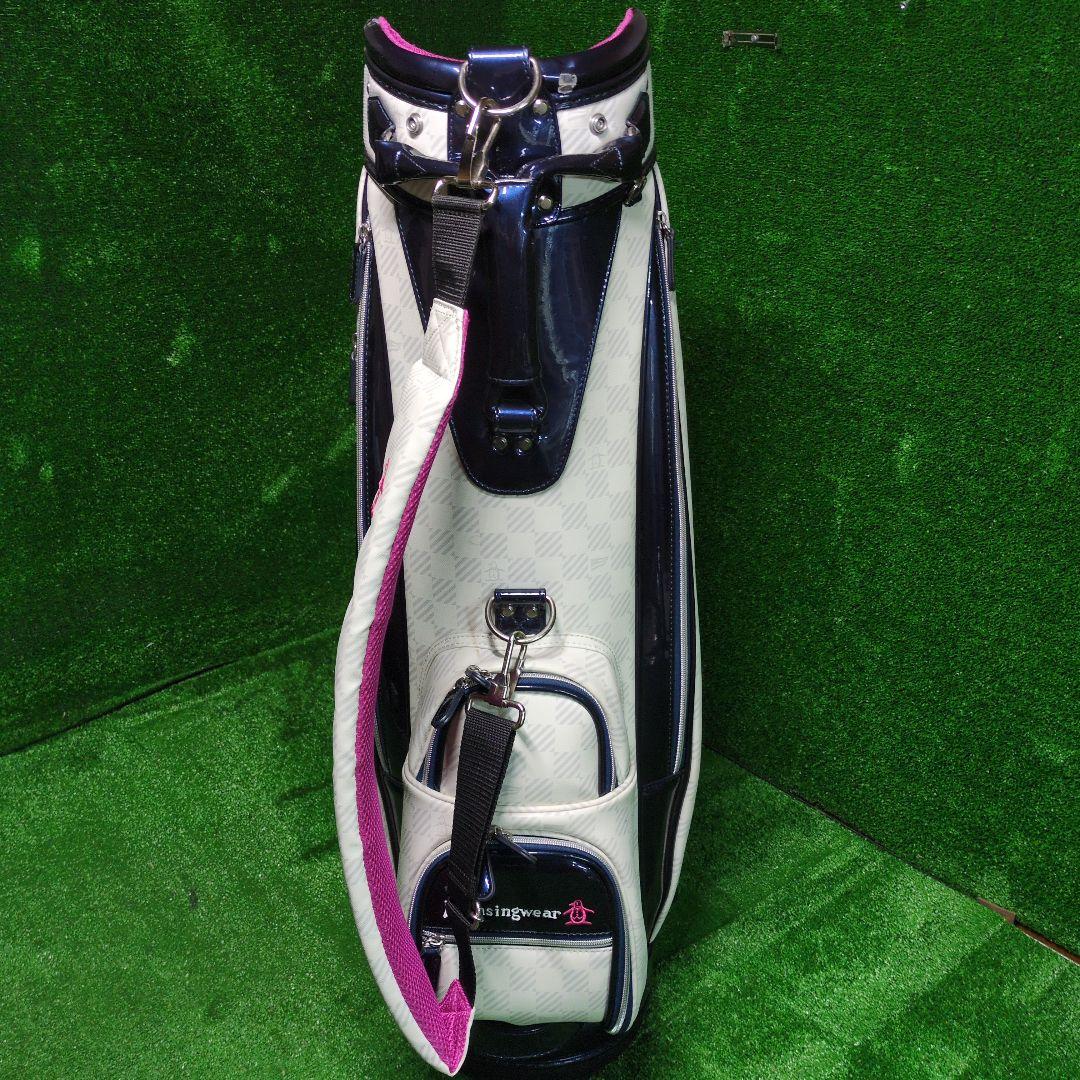 マンシングウェア レディース　キャディバッグ 5分割 46インチ　フードカバー付