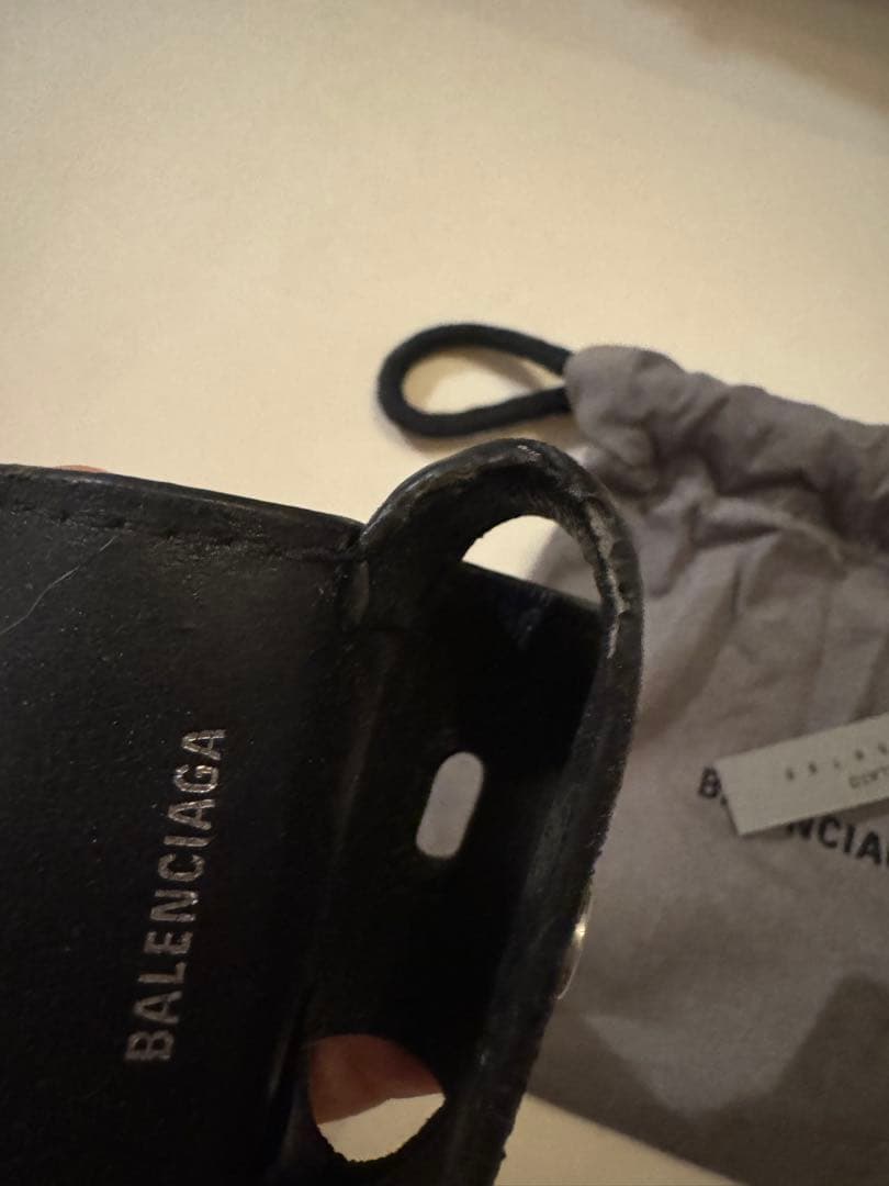 AirPods Pro ケース BALENCIAGA ロゴ ブラック