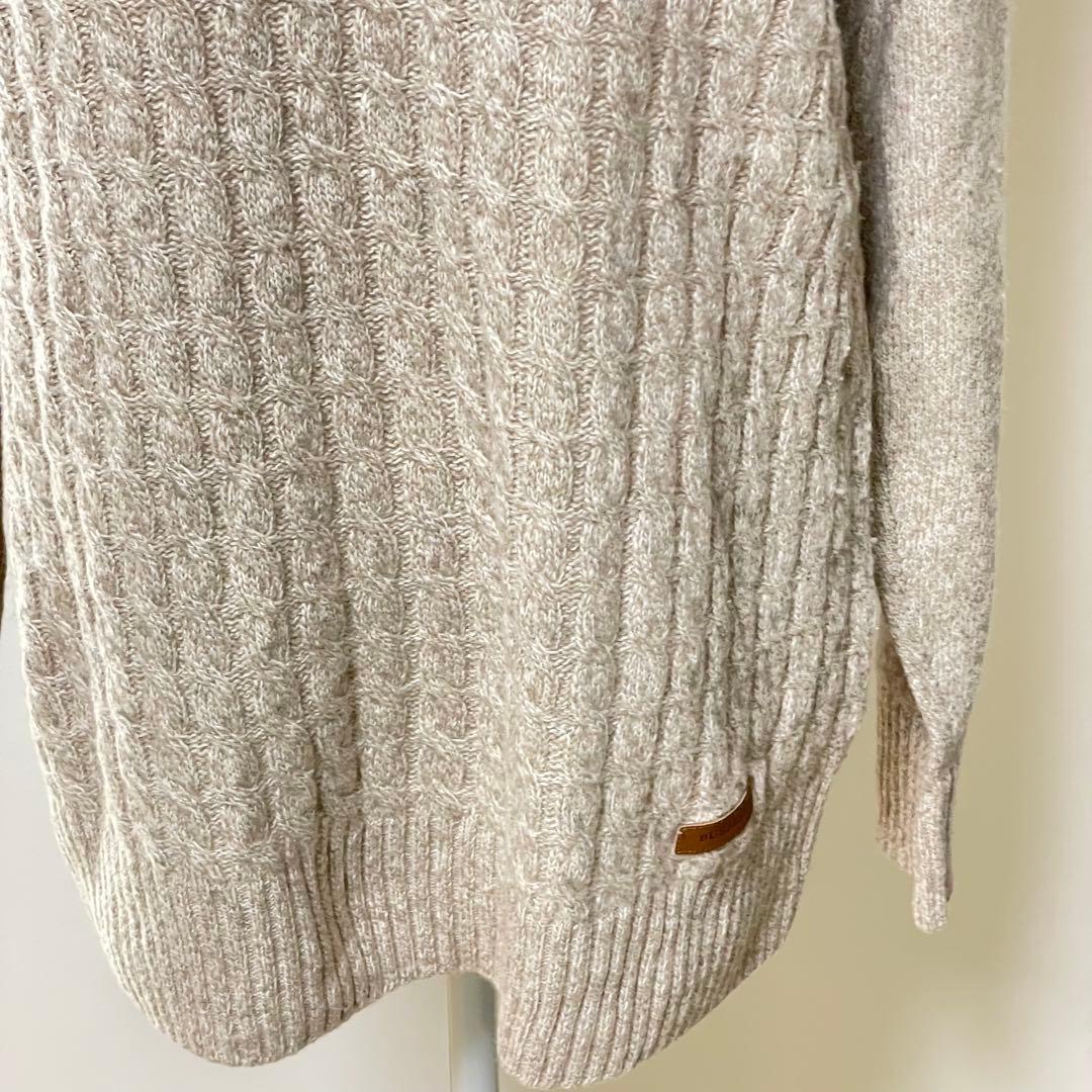 【美品】正規品BURBERRY バーバリー ロンドン ケーブル 編み ニット　L