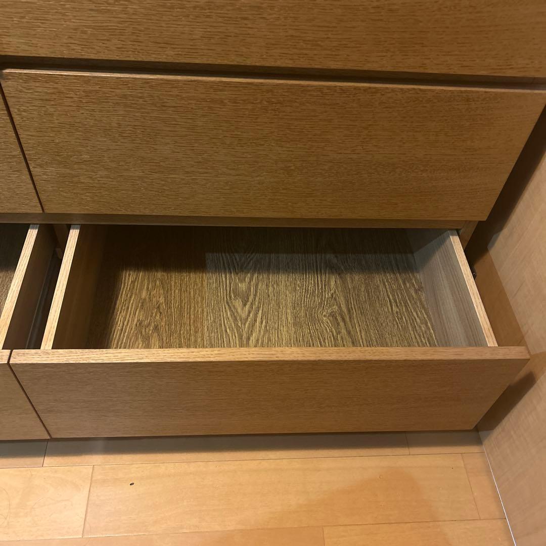 H*L様 ブラウン木製チェスト 6引き出し　送料込み