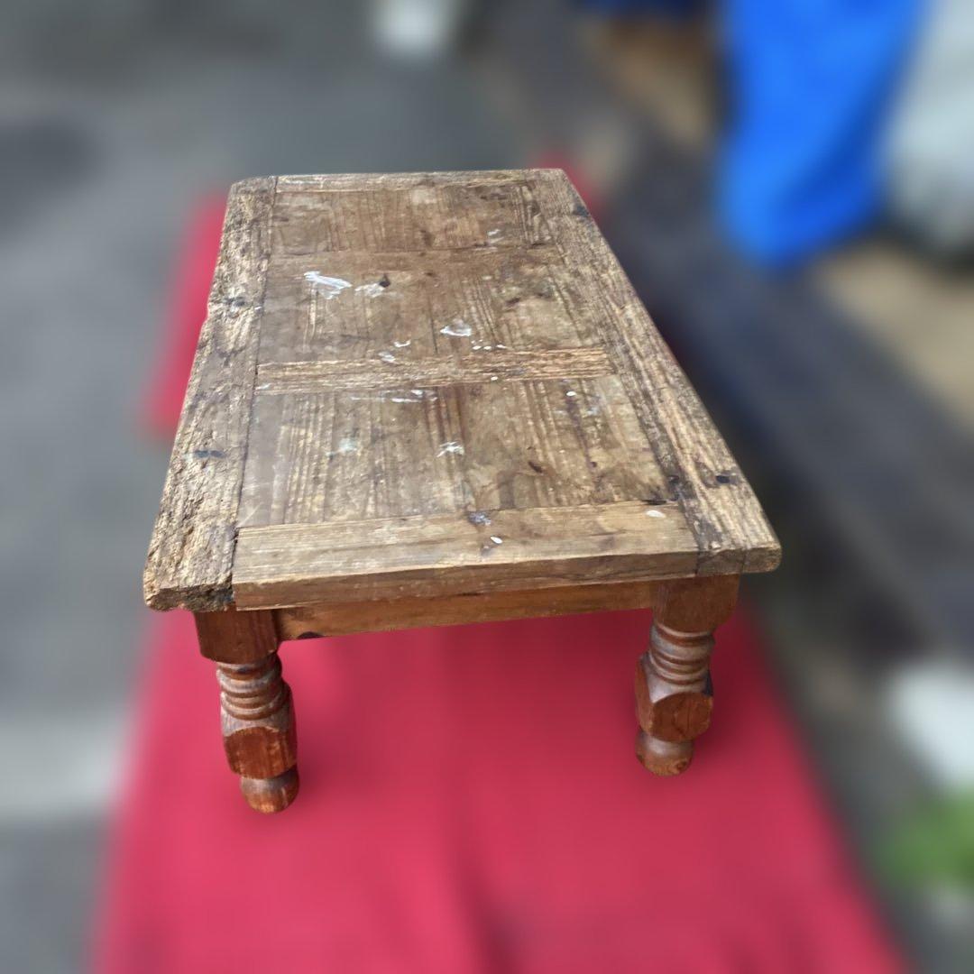 アンティーク　木製 小型　ナチュラルウッドの机