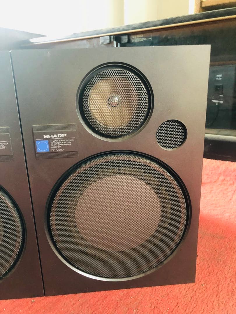 SHARP 2ウェイスピーカー CP-V500 2個