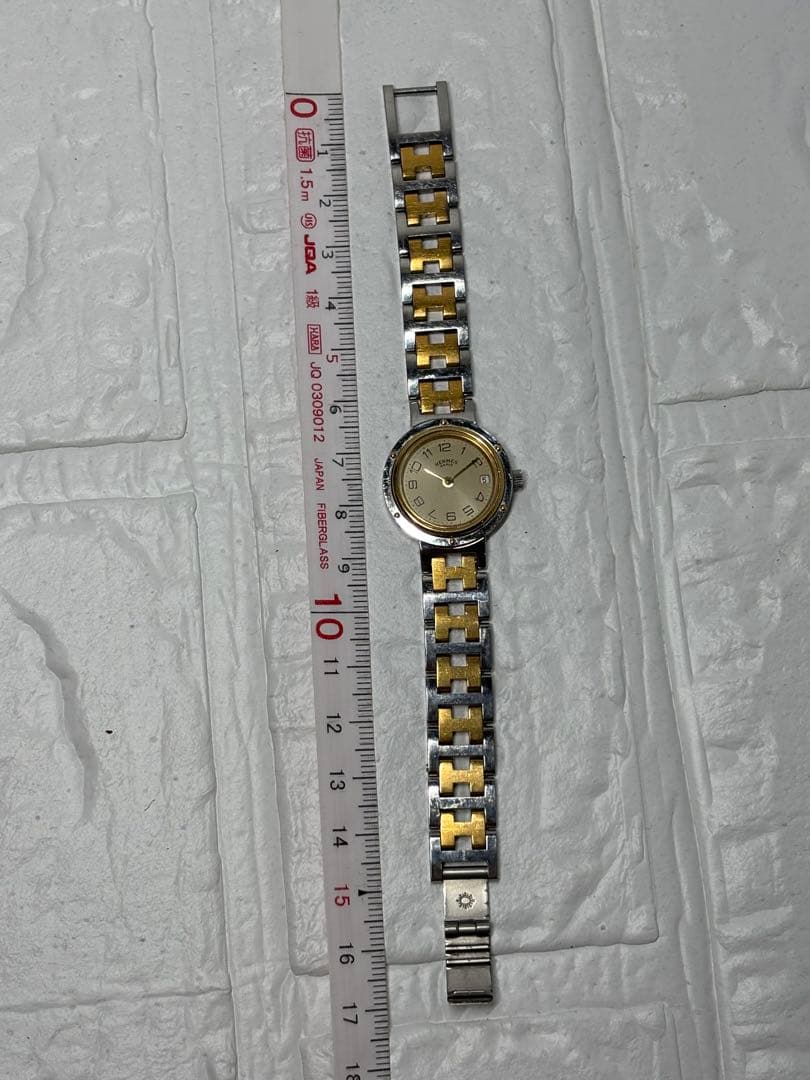 achapii  HERMES エルメス クリッパー　腕時計　電池式　不動