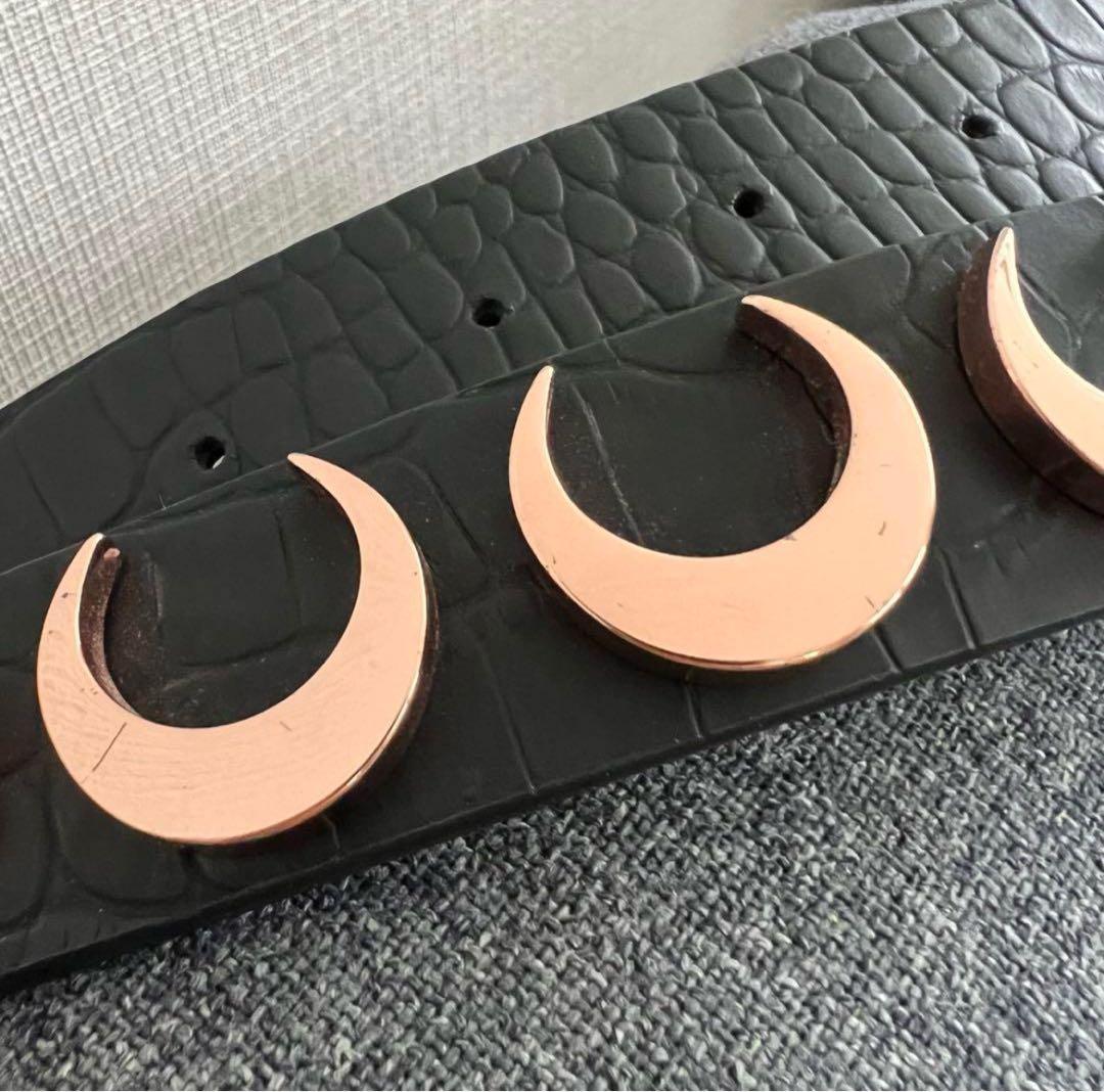 Thomas Wyldeベルト　ブラック×ピンクゴールド