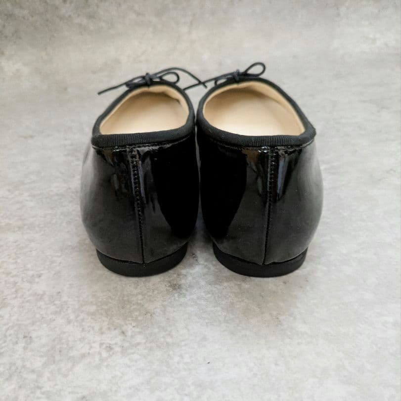 ユナイテッドアローズ　Odette e Odile ブラックバレーシューズ 24
