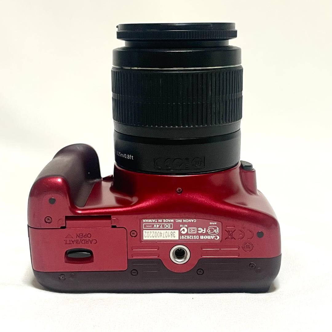 赤い一眼❣️ Canon EOS Kiss X50 クリエイティブ全自動✨