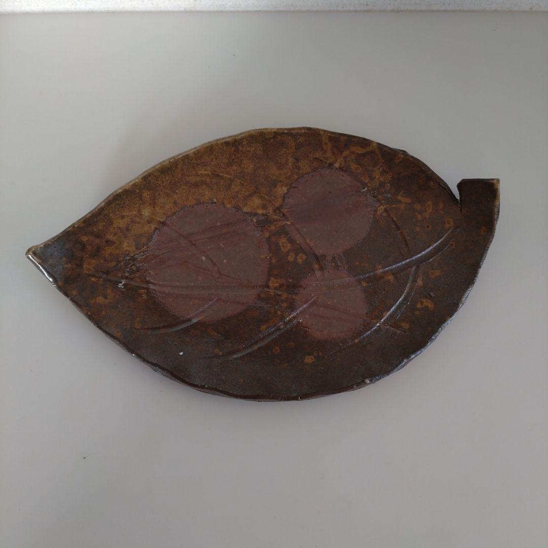 ★値下げ★28・新品未使用　備前焼　陶　小皿　お茶受け　取皿　銘々皿　5枚　箱入