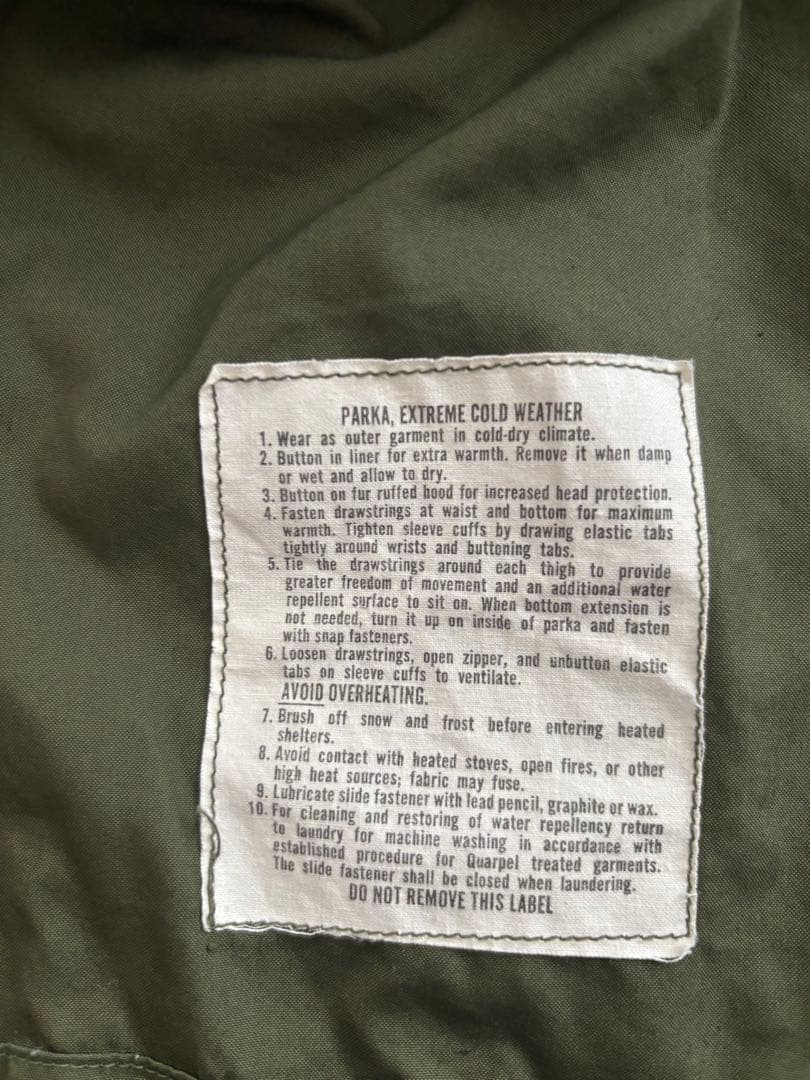 73年制　m65 フルセット　フィッシュテール