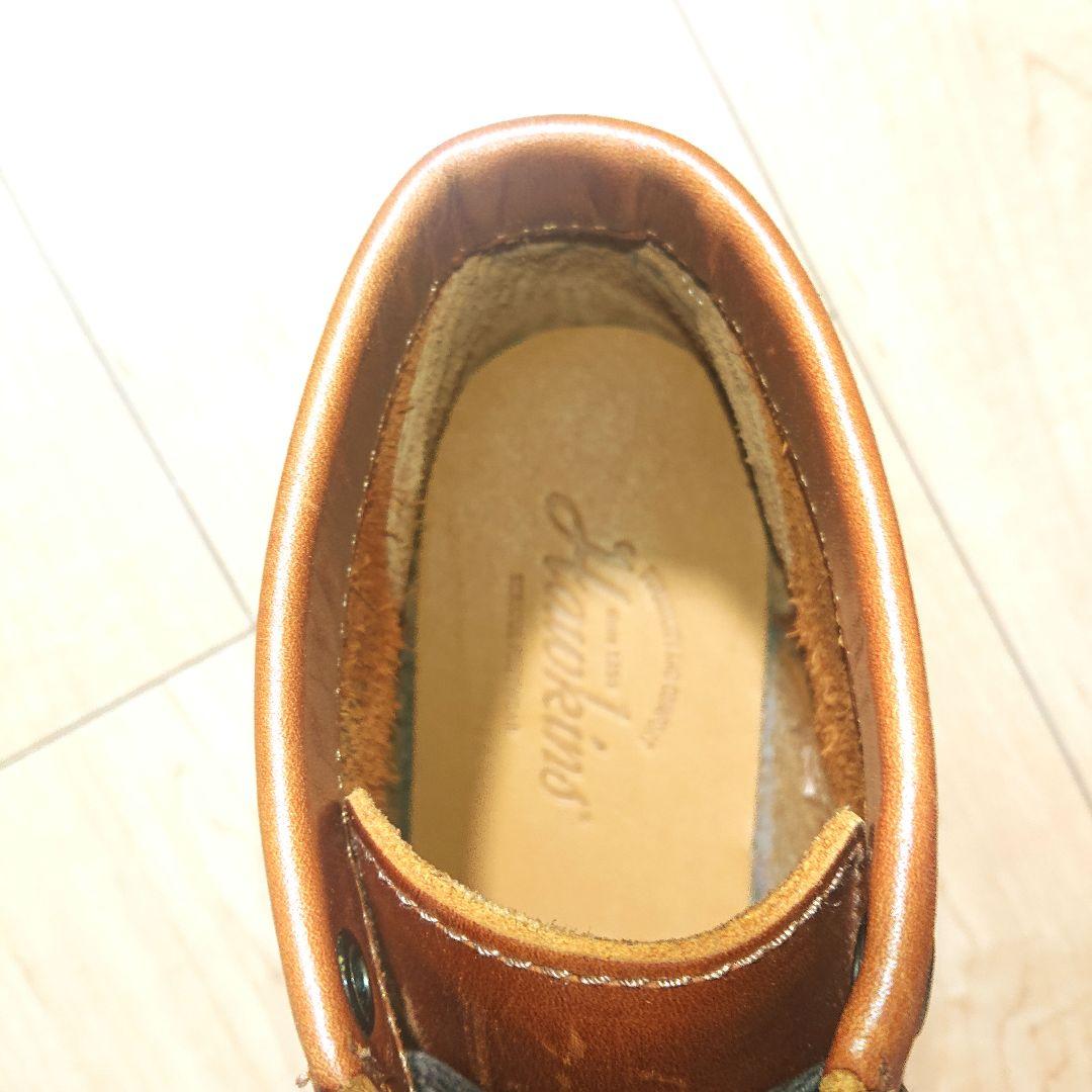Hawkins モカシン ハイカット ブーツ 26.0cm ブラウン ホーキンス